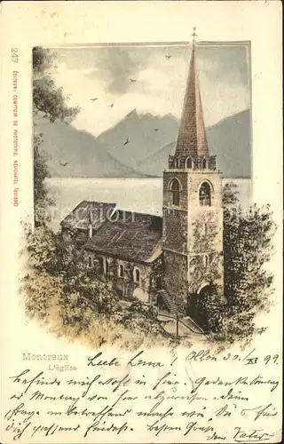 Montreux VD Eglise / Montreux /Bz. Vevey