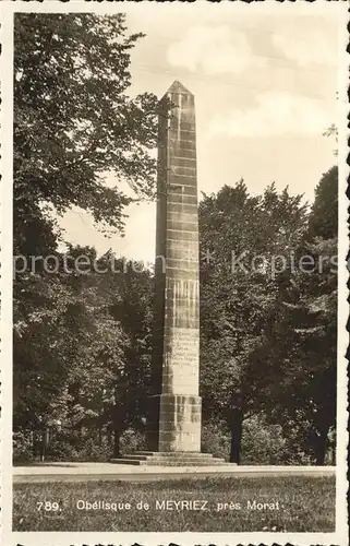 Meyriez Obelisque Kat. Meyriez