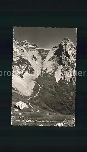 Pilatus Kulm Hotel mit Esel Kat. Pilatus Kulm