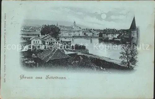 Solothurn Stadtansicht Kat. Solothurn