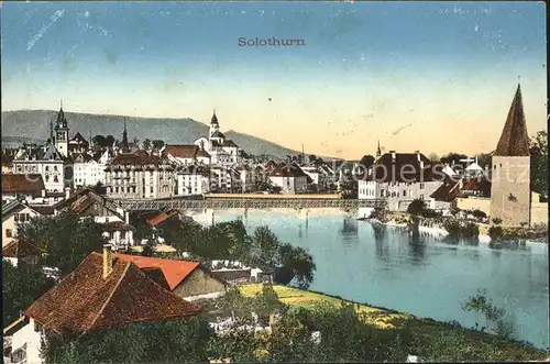 Solothurn Stadtblick Kat. Solothurn