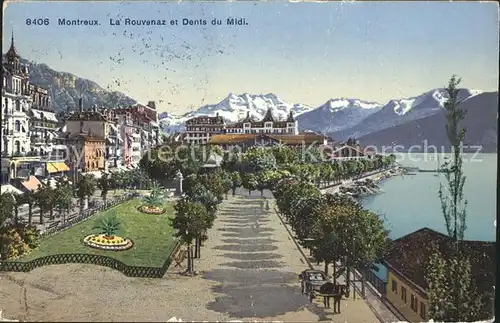 Montreux VD Le Rouvenauz et Dents du Midi / Montreux /Bz. Vevey