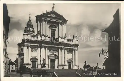 Solothurn St Ursuskirche Kat. Solothurn