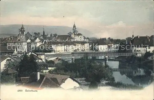 Solothurn Stadtansicht Kat. Solothurn