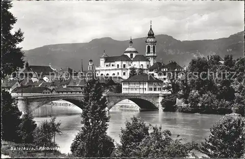 Solothurn Roetibruecke Kat. Solothurn