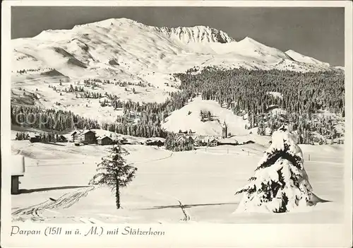 Parpan mit Staetzerhorn Kat. Parpan