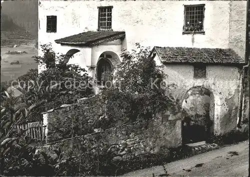 Luzein Eingang zum Grossen Haus Kat. Luzein