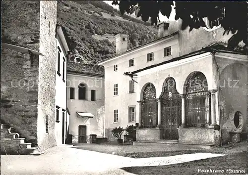 Poschiavo Ossario Dorfmotiv Kat. Poschiavo