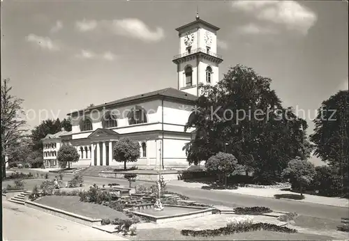 Heiden AR Kirchplatz mit Dorfbrunnen Anlage Kat. Heiden