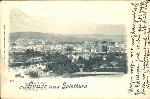 Solothurn Ortsansicht Kat. Solothurn
