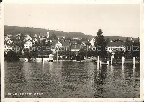 Oberrieden ZH v. See aus / Oberrieden /Bz. Horgen