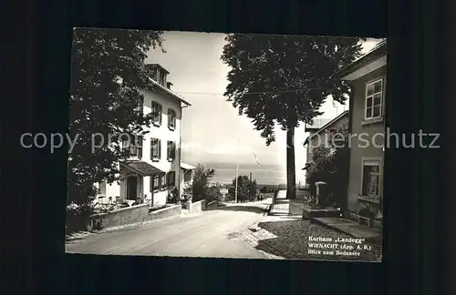 Wienacht Tobel Kurhaus Landegg Blick Bodensee Kat. Wienacht Tobel