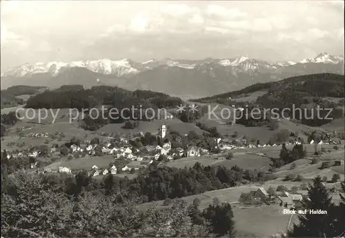 Heiden AR Ortsansicht Alpen Kirche Kat. Heiden