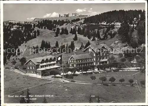 Rigi Kloesterli Hotel des Alpes Kat. Rigi Kloesterli