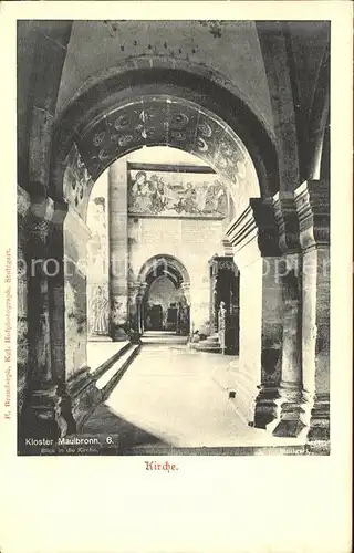 Maulbronn Kloster Blick Kirche Kat. Maulbronn