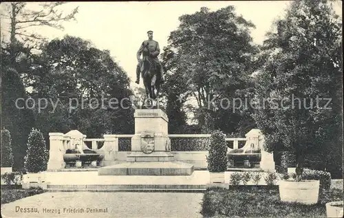 Dessau-Rosslau Herzog Friedrich Denkmal / Dessau-Rosslau /Anhalt-Bitterfeld LKR