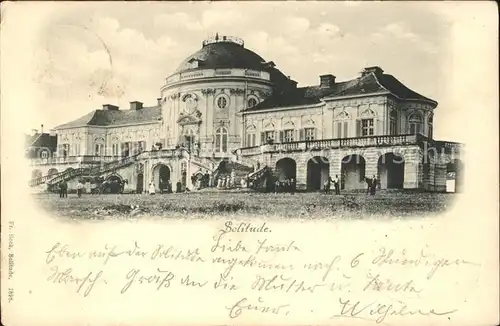 Solitude Stuttgart Schloss Kat. Stuttgart