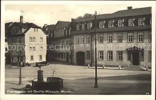 Weimar Lahn Frauenplan Goethe Museum Kat. Weimar (Lahn)