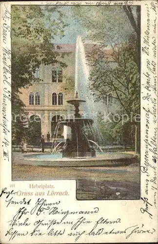 Loerrach Hebelplatz Kat. Loerrach