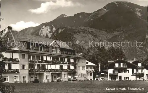 Kreuth Tegernsee Sanatorium Kat. Kreuth