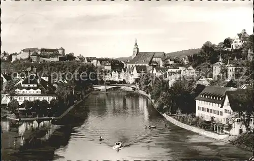 Tuebingen Schloss Stiftskirche Boote Kat. Tuebingen