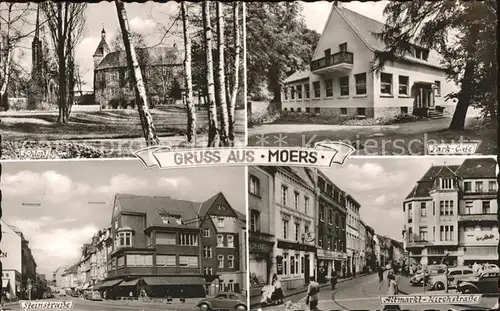 Moers Park Cafe Altmarkt Kirchstrasse Steinstrasse Kat. Moers