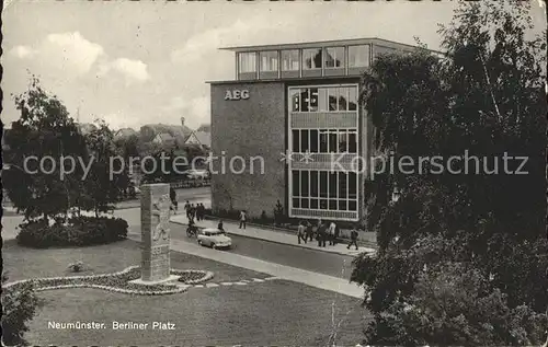 Neumuenster Schleswig Holstein Berliner Platz Kat. Neumuenster