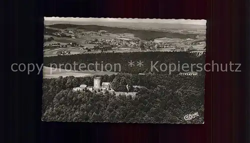 Borgholzhausen Fliegeraufnahme Burg Ravensburg Kat. Borgholzhausen