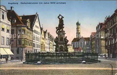 Augsburg Herkulesbrunnen Kat. Augsburg