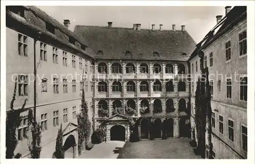 Heiligenberg Baden Schlosshof Kat. Heiligenberg