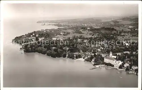 Lindau Bodensee Fliegeraufnahme Schachen Blick Wasserburg Kat. Lindau (Bodensee)