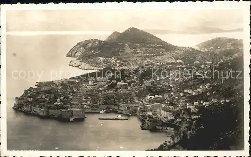 Dubrovnik Ragusa Panorama Kueste Kat. Dubrovnik