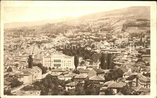 Sarajevo Blick ueber die Stadt Kat. Sarajevo