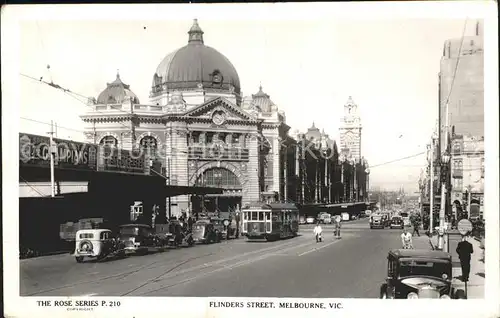 Melbourne Victoria Flinders Street Tramway Kat. Melbourne