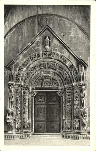 Trogir Trau Portal katedrale Kathedrale Kat. Trogir