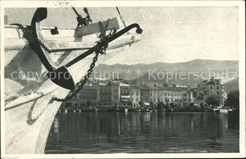 Rijeka Schiffsbug Anker Kat. Rijeka