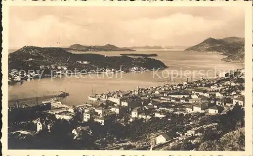 Dubrovnik Ragusa Panorama Kat. Dubrovnik