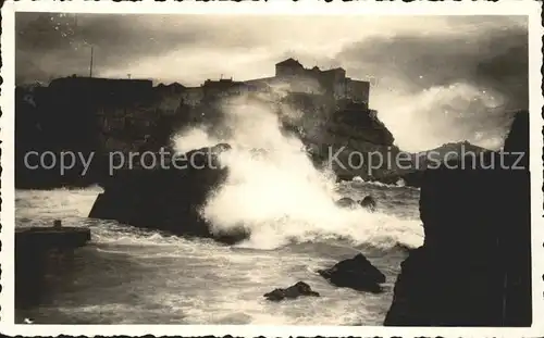 Dubrovnik Ragusa Kueste Sturm Brandung Kat. Dubrovnik