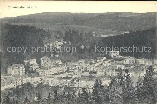 Marianske Lazne Gesamtansicht Kat. Marienbad