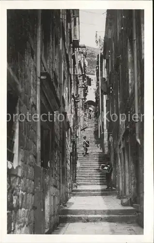 Dubrovnik Ragusa Boskoviceva ulica Gasse Kat. Dubrovnik