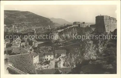 Dubrovnik Ragusa Teilansicht Festung Stadtmauer Kat. Dubrovnik