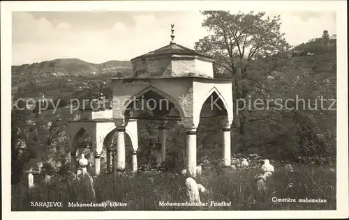 Sarajevo Mohammedanischer Friedhof Kat. Sarajevo