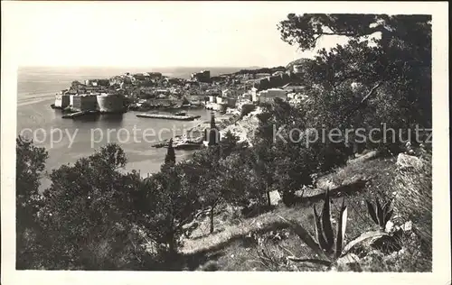 Dubrovnik Ragusa Panorama Hafen Festung Kat. Dubrovnik