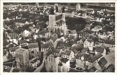 Visby Altstadt Kirche Fliegeraufnahme Kat. Visby