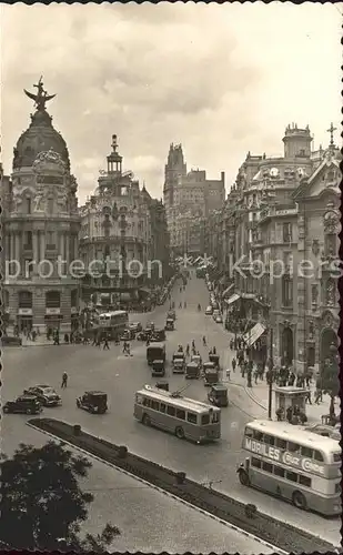 Madrid Spain Calle de Alcala y Avda de Jose Antonio Kat. Madrid