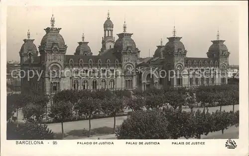 Barcelona Cataluna Palacio de Justicia Kat. Barcelona