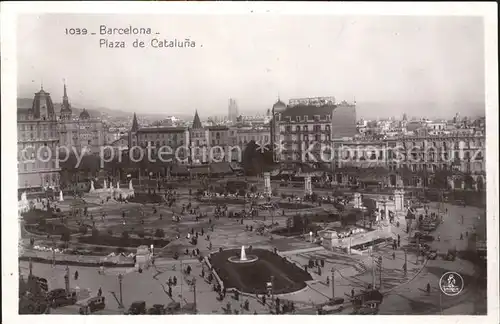 Barcelona Cataluna Plaza de Cataluna Kat. Barcelona