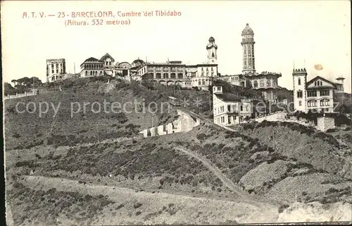 Barcelona Cataluna Cumbre del Tibidabo  Kat. Barcelona