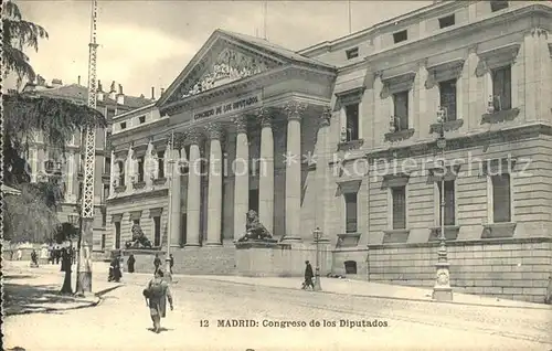 Madrid Spain Congreso de los Diputados Kat. Madrid