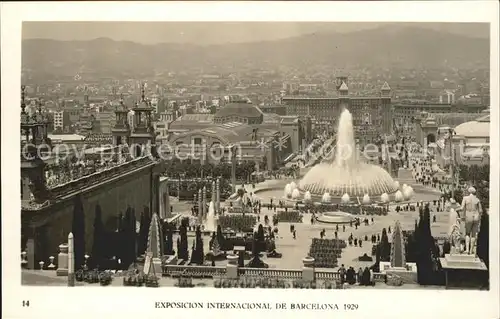 Barcelona Cataluna Exposicion internacional de Barcelona 1929 Kat. Barcelona